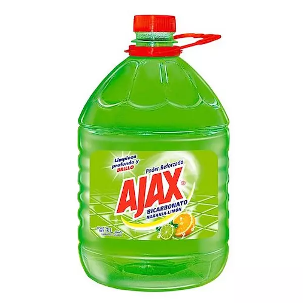 Desinfectante Ajax Bicarbonato Naranja Limón