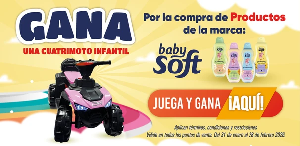 GANA CUATRIMOTO CON BABYSOFT Y MEGAREDIL