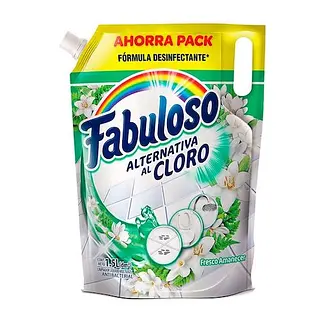 Desinfectante de Pisos Fabuloso Alternativa Cloro Fresca