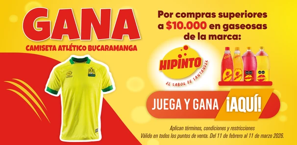 GANA CAMISA BUCARAMANGA CON HIPINTO Y MEGAREDIL
