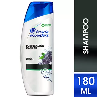 Shampoo H y S 2en1 Carbón