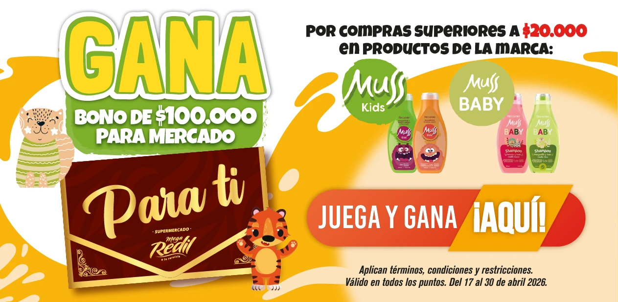 GANA BONO CON MUSS KIDS Y BABY