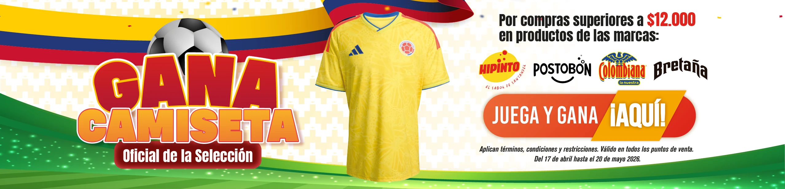 GANA CAMISETA CON GASEOSAS LUX