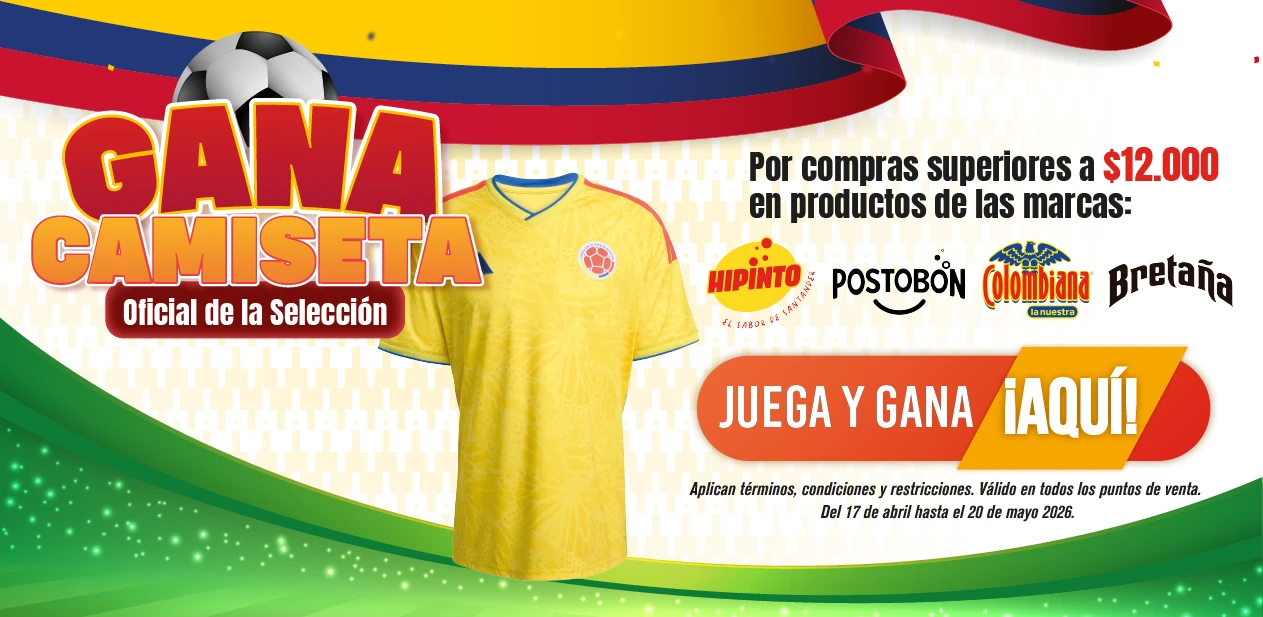 GANA CAMISETA CON GASEOSAS LUX