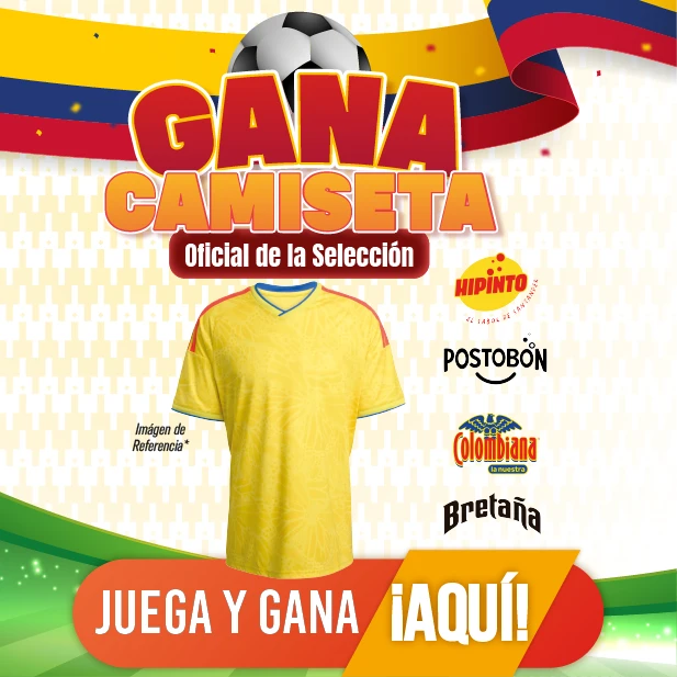 GANA CAMISETA CON GASEOSAS LUX