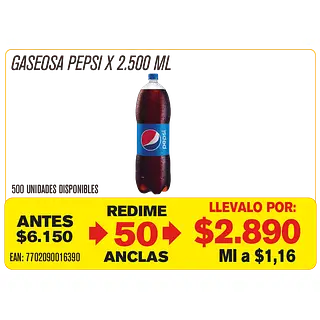 Gaseosa Pepsi Maravillones