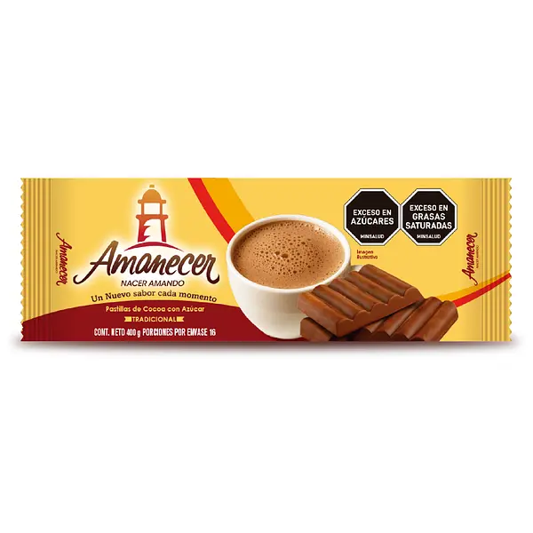 Pastillas De Cocoa Amanecer X 400 Gr