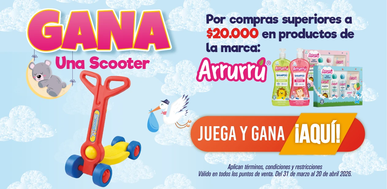 GANA MINI SCOOTER CON ARRURU Y MEGAREDIL
