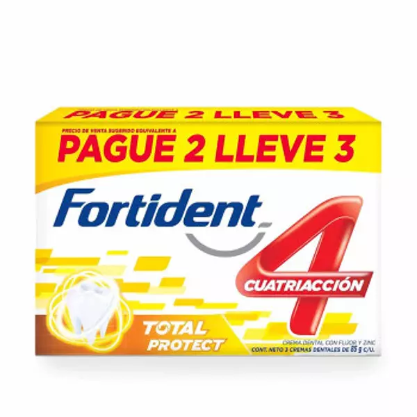 Crema Dental Fortident Total Protect