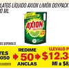 Lava Platos Líquido Axion Limón Maravillones