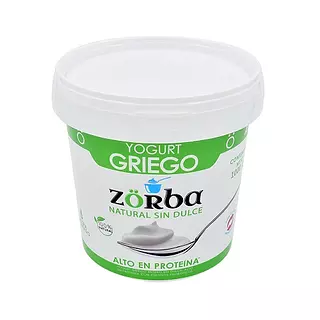 Yoghurt Griego Zorba Natura Sin Azucar