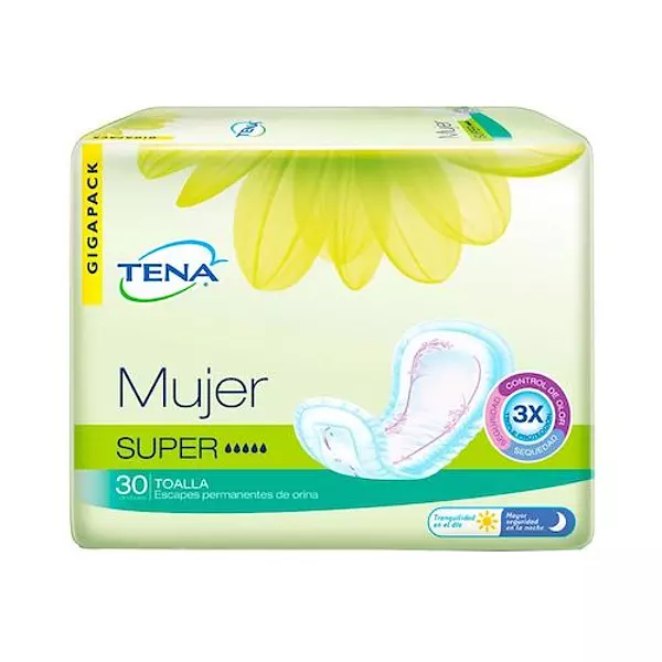 Toalla Goteos Mujer Tena Super