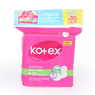 Toalla Kotex Normal Tela