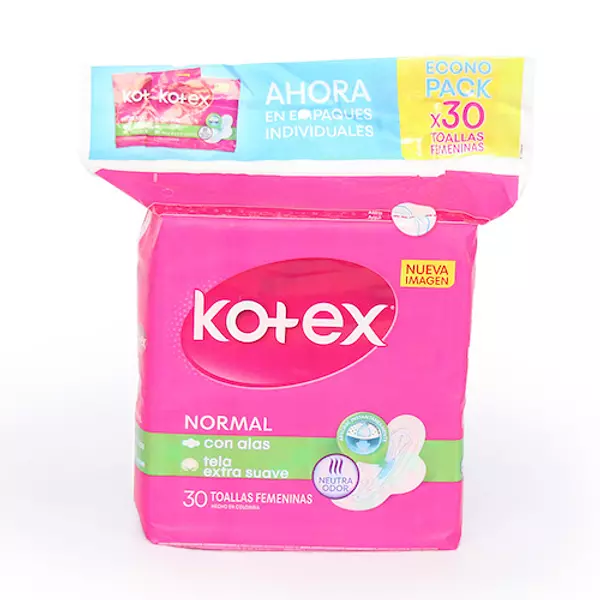 Toalla Kotex Normal Tela