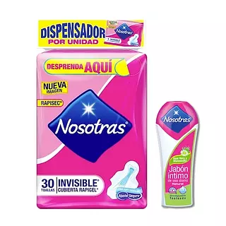 Toalla Nosotras Invisible Rapigel