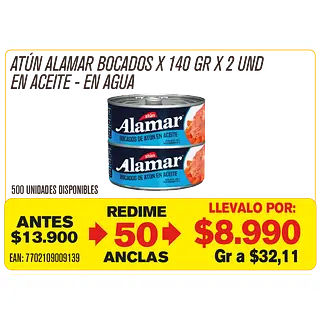 Atún Alamar Bocados De Aceite Maravillones