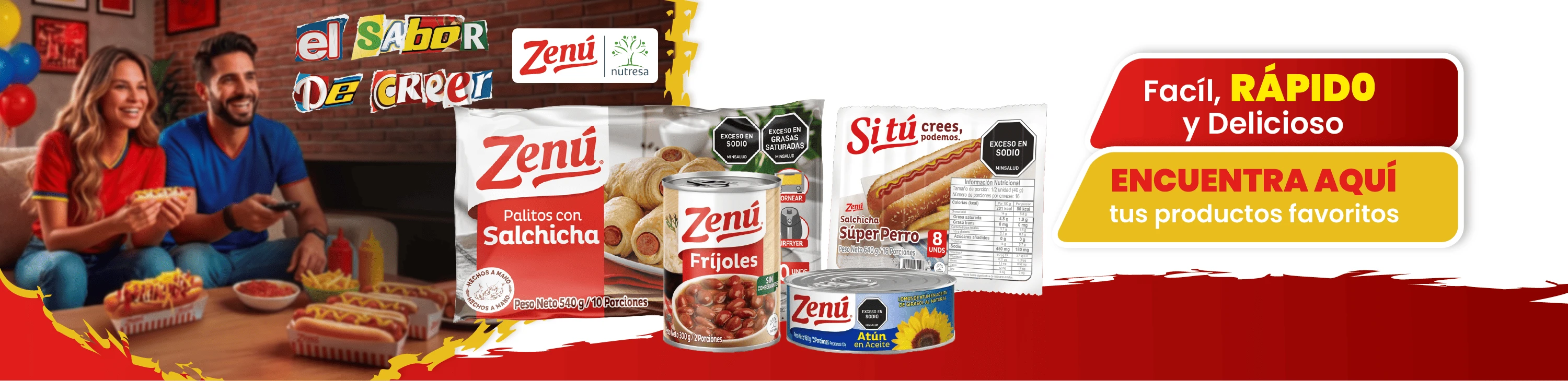 ¡El sabor de creer!