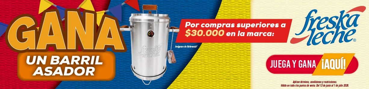 GANA BARRIL AHUMADOR CON FRESKALECHE Y MEGAREDIL