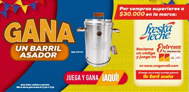GANA BARRIL AHUMADOR CON FRESKALECHE Y MEGAREDIL