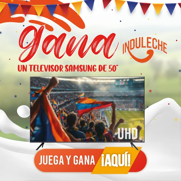 GANA TELEVISOR SAMSUNG CON INDULECHE Y MEGAREDIL