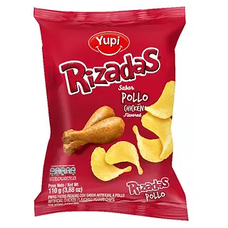 Papas Rizadas Rizadas Pollo