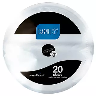 Plato Blanco Darnel 20cm