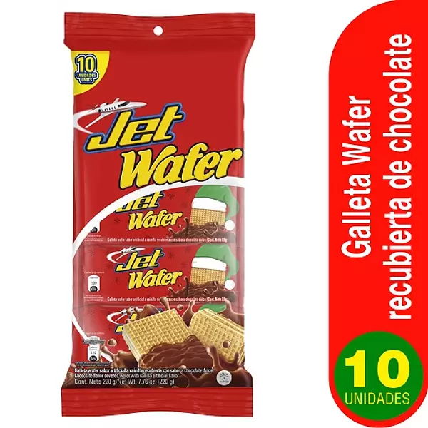 Galletas Wafer Jet Roja