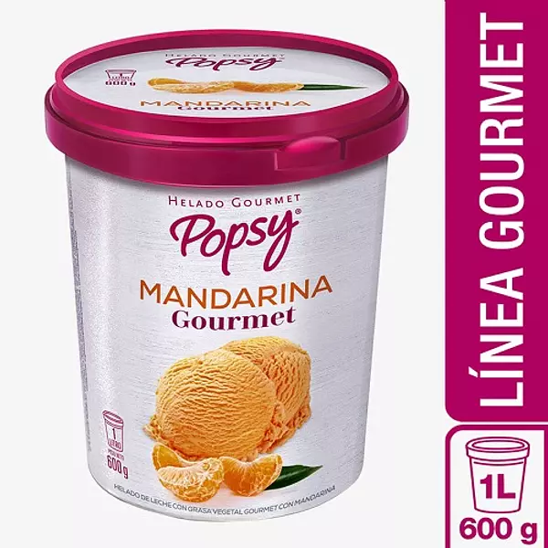 Helado Gourmet Popsy Mandarina