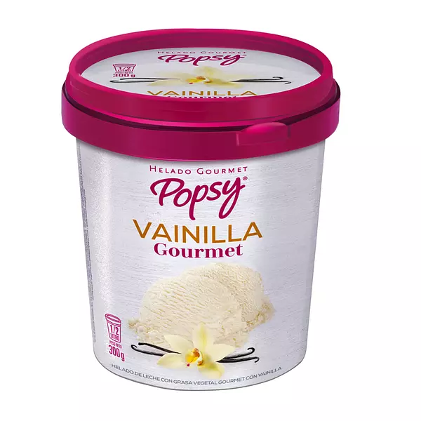 Helado Gourmet Popsy Vainilla