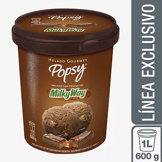 Helado Gourmet Popsy Milky Way