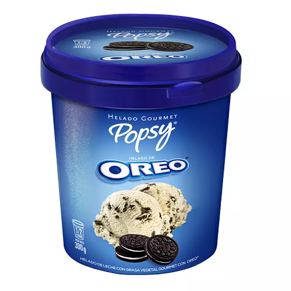 Helado Gourmet Popsy Oreo