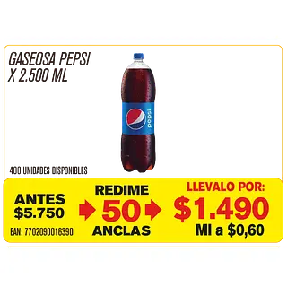 Gaseosa Pepsi Maravillones
