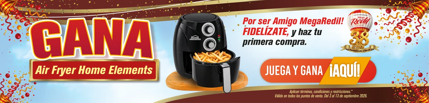 GANA AIR FRYER CON MEGAREDIL
