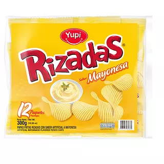 Papas Rizadas Mayonesa