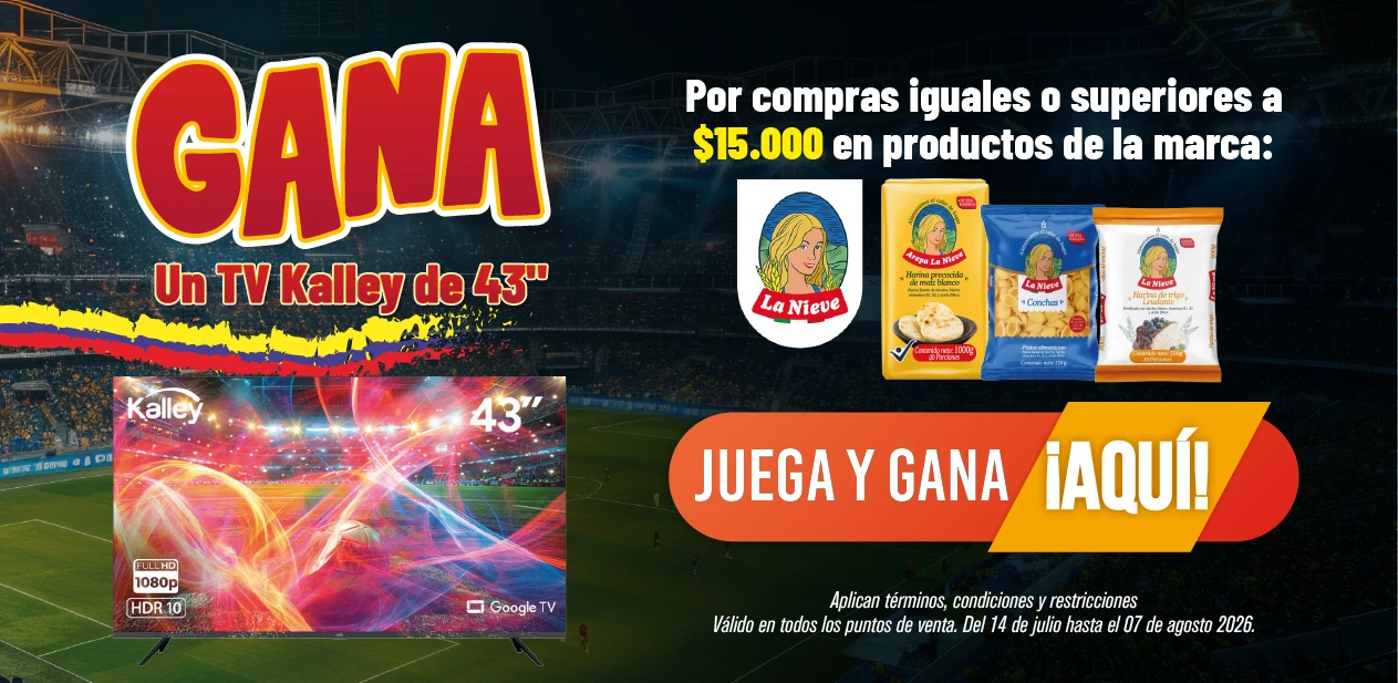 GANA TELEVISOR CON HARINA LA NIEVE