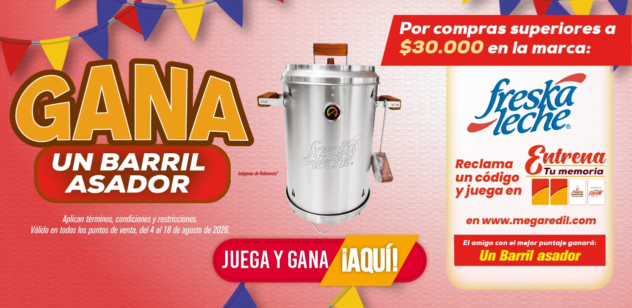 GANA BARRIL AHUMADOR CON FRESKALECHE Y MEGAREDIL