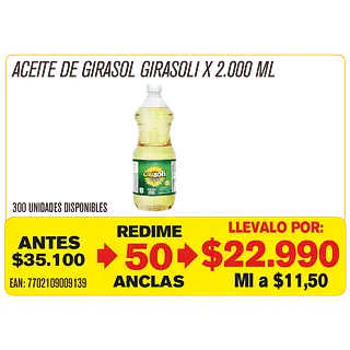 Aceite Girasoli - Maravillones