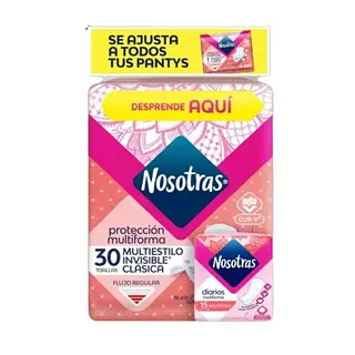 Toallas Higienicas Nosotras Multiestilo