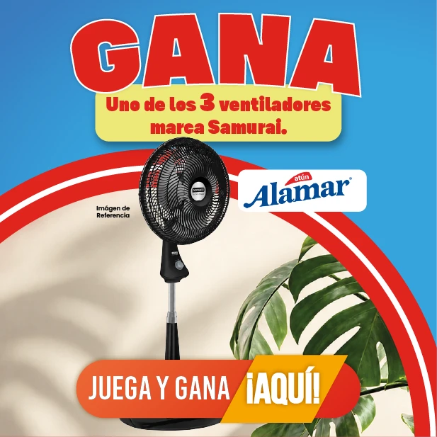 GANA VENTILADOR CON ALAMAR Y MEGAREDIL