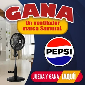 GANA VENTILADOR CON PEPSI Y MEGAREDIL
