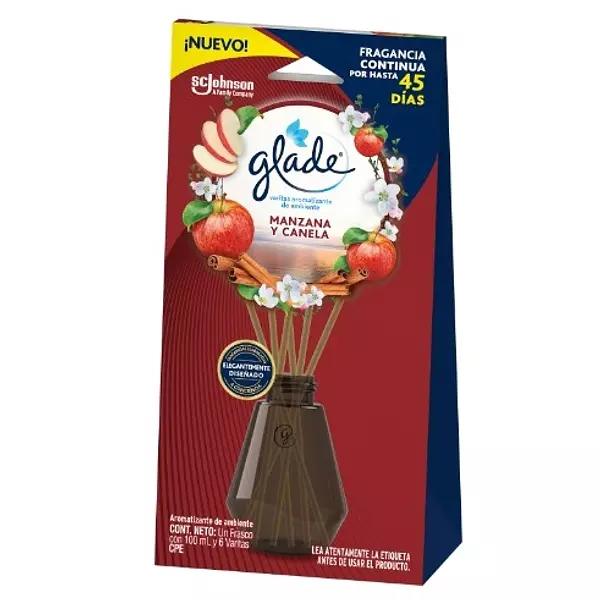 Ambientador Varitas Glade Manzana Canela