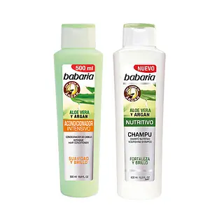 Shampoo + Acondicionador Babaria Fortaleza Y Brillo