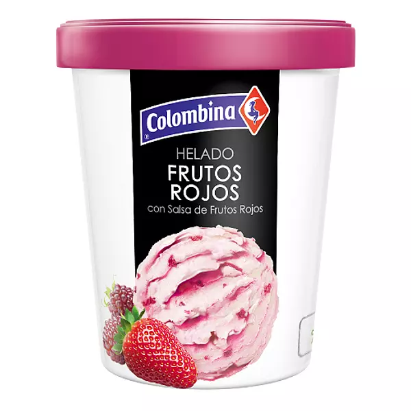 Helado Colombina Frutos Rojos Medio Litro