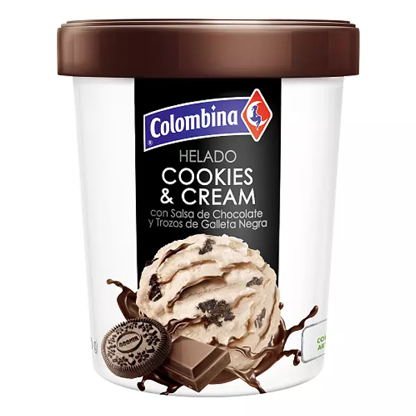 Helado Colombina Cookies And Cream Litro