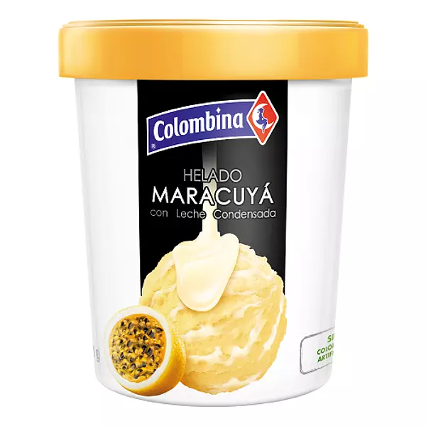 Helado Colombina Maracuyá Veteado Litro