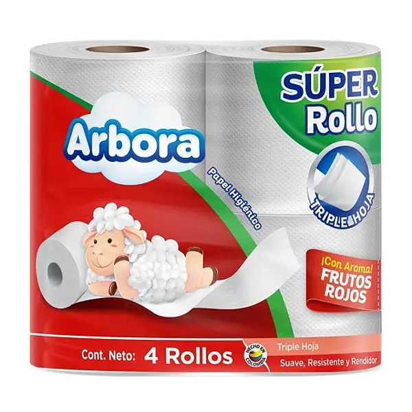 Papel Higiénico Arbora Super Rollo
