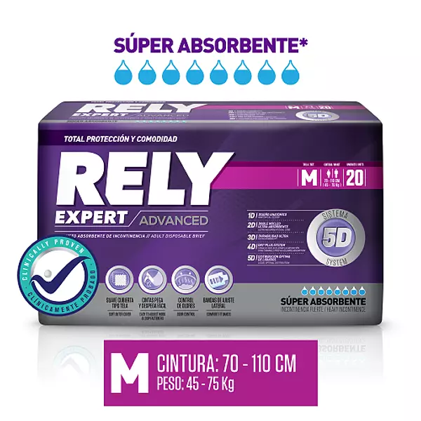 Pañal Adulto Rely Advance