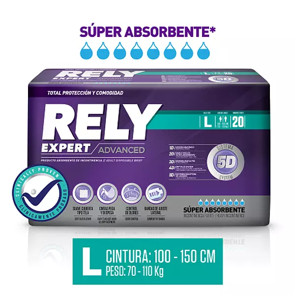 Pañal Adulto Rely Advanced