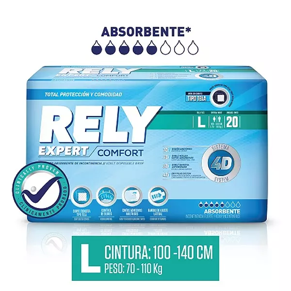 Pañal Adulto Rely Comfort