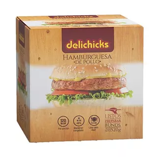 Hamburguesa de Pollo Delichicks